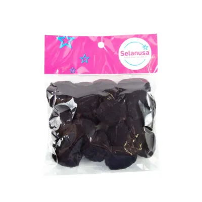 POMPON 38MM NEGRO 20 C20