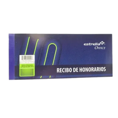 RECIBO HONORARIOS ESTRELLA BLOCK 50H