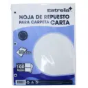 REPUESTO CARPETA BLANCO C100 ESTRELLA