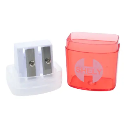 SACAPUNTAS 2 HOYOS RECTANGULAR SHELY 614A