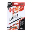 SET LAPIZ DIBUJO PROF SHELY C18 8000PLUS