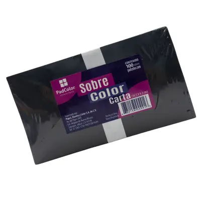 [682158002916] SOBRE CARTA 16.5X9.3 COLOR PADI