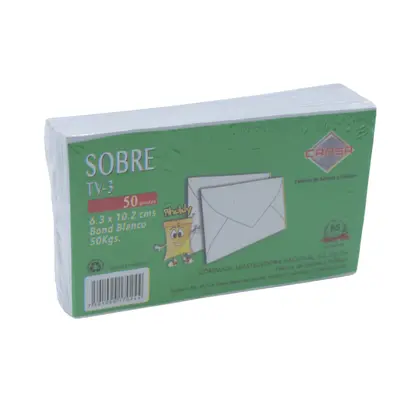 [7501090170244] SOBRE VISITA 3 6.3X10.2CM CANSA/MAPASA