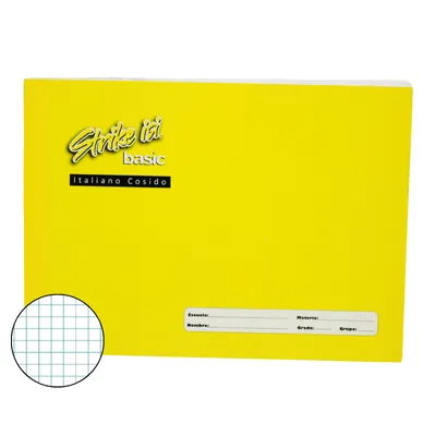 CUADERNO ITALIANO COSIDO C5 STRIKE ISI