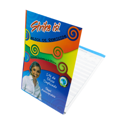 BLOCK REMISION 1/4 OFICIO AUTOCOPIANTE RABITO/STRIKE ISI 1056