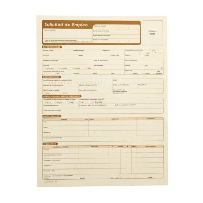 SOLICITUD DE EMPLEO STRIKE ISI 200