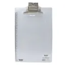 TABLA CLIP PLASTICO CARTA TRANSPARENTE BACO