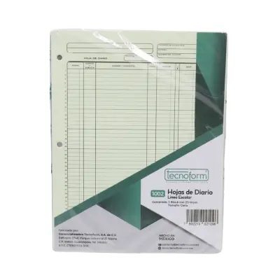 HOJA DE DIARIO TECNO 1002