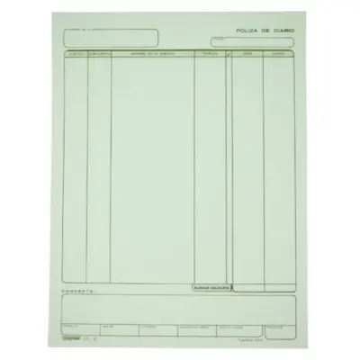 POLIZA DE DIARIO 50H TECNO 101