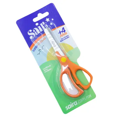 TIJERA ESCOLAR 5" SAIRA TJ-012