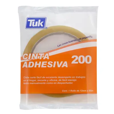 CINTA TRANSPARENTE 12X65 TUK 200
