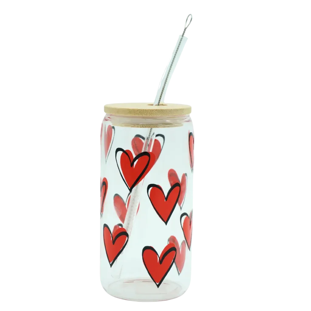 VASO CRISTAL TAPA BAMBU