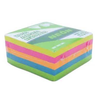 [7502268250478] NOTAS ADHESIVAS 2X2 NEON 250H VIDI