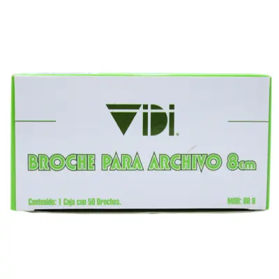 BROCHE P/ARCHIVO 8 CM VIDI BR8 C50