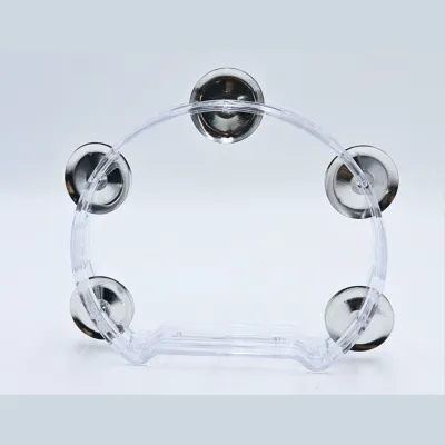 PANDERO DE PLASTICO CH TRANSPARENTE 117