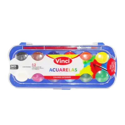[7501014600277] ACUARELA C12 30MM VINCI