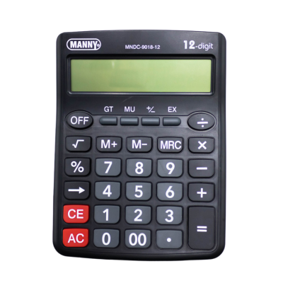 [7502285231399] CALCULADORA ESCRITORIO 12 DIG MANNY MNDC-9018-12