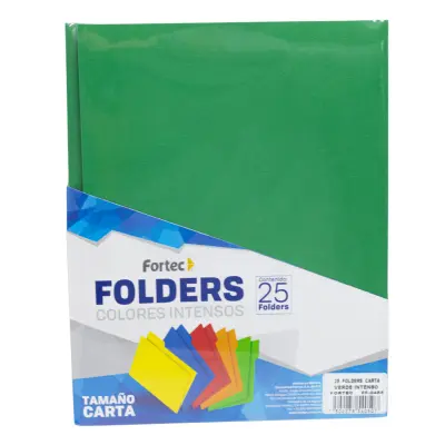 CARPETA CARTA FLUO VERDE BANDERA BITONO