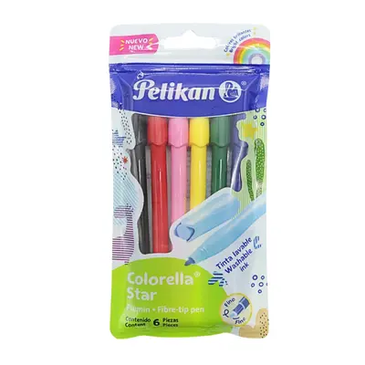 [7501015210260] PLUMIN SURTIDO C6 PELIKAN COLORELLA STAR