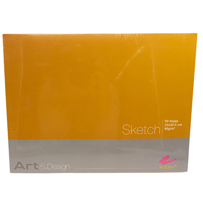 [7501139189862] BLOCK DIBUJO SKETCH 90GR 50H 23X30.5CM RODIN