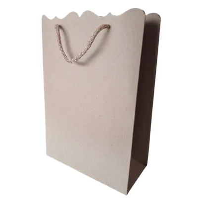 [BRKMVNAT] BOLSA REGALO MED KRAFT NATURAL VELSA