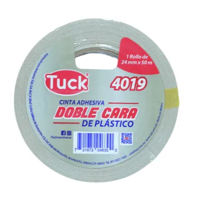 TUK CINTA DOBLE CAPA PLASTICO 4019 24X50