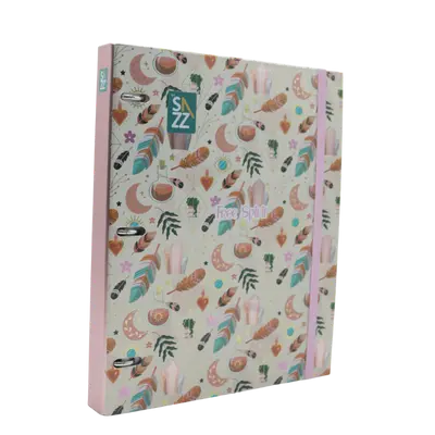CARPETA 3 AROS PD RY 100H SAZZ GIRLY 93342