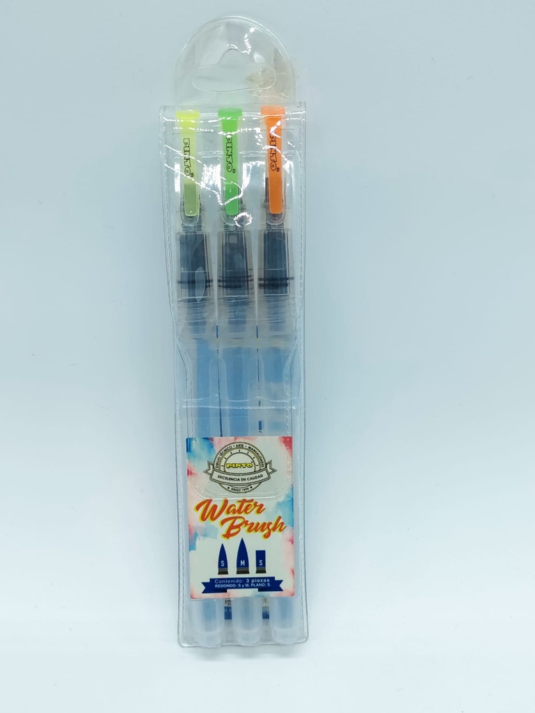 [7501994033652] JUEGO PINCELES WATER BRUSH C3 PINTO