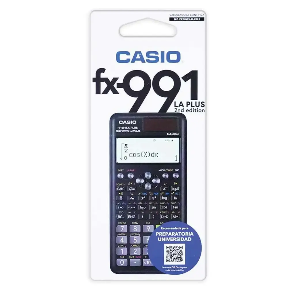 CALCULADORA CIENTIFICA CASIO FX-991LA PLUS 417 FUNC