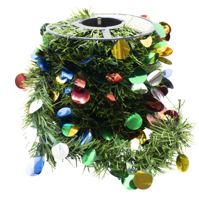 NAVI ESCARCHA BOA VERDE PINO C/ESFERAS MULTI 533811 20M