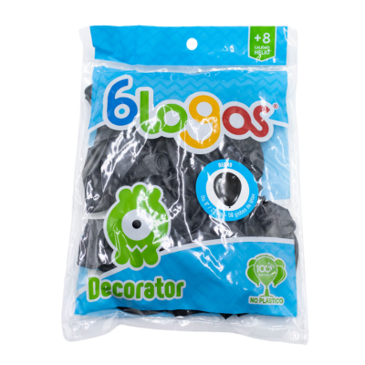 [7501060441640] GLOBOS 9 NEGRO C50 BLOGOS