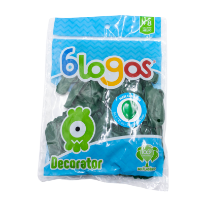 [7501060459225] GLOBOS 9 VERDE ESMERALDA C50 BLOGOS