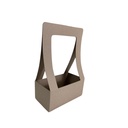 CAJA CARTON CANASTA #1 23X12X35.5 KRAFT BOX