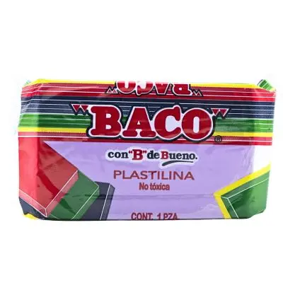 PLASTILINA 180GR LILA BACO 71
