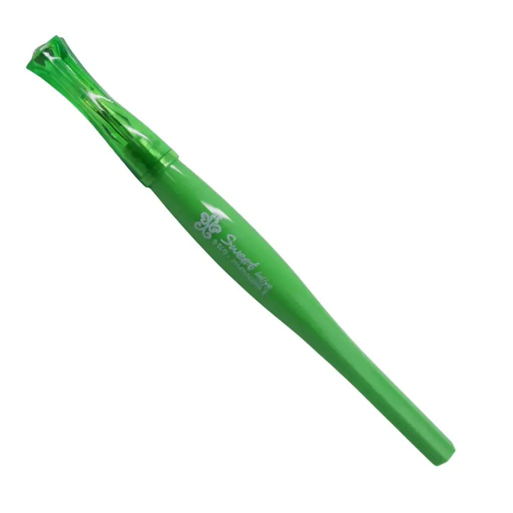 [6924247408853VL] PLUMA GEL DIAMANTE FINO 0.5MM VERDE LIMON