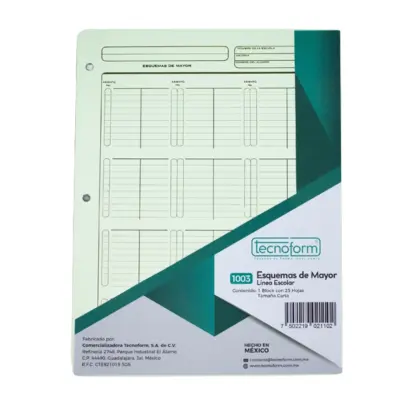 [7502219021102] ESQUEMA DE MAYOR 25H TECNO 1003