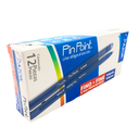 CAJA PLUMA PUNTO FINO 0.7MM AZUL AZOR