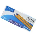 CAJA PLUMA PUNTO FINO 0.7MM AZUL AZOR