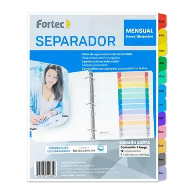 SEPARADOR 10 DIVISIONES FORTEC