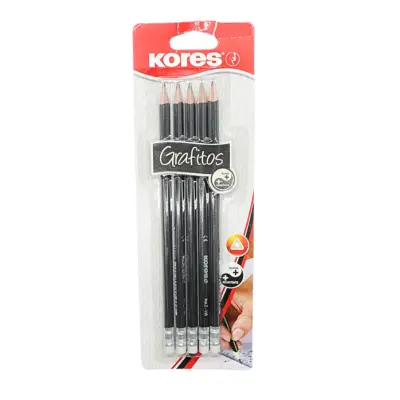 BLISTER LAPIZ 2HB NEGRO C5 KORES