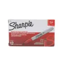 PAQ MARCADOR PERMANENTE FINO ROJO SHARPIE C12