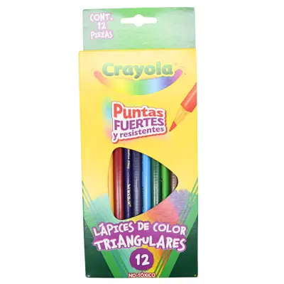 COLORES TRIANGULARES C12 CRAYOLA 68-4212