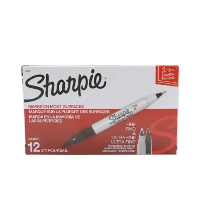 MARCADOR PERMANENTE FINO DUO NEGRO BACO TATOO