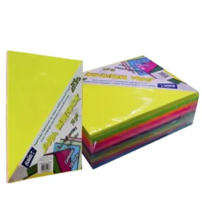 HOJA MULTICOLOR 1000H FLUO/PASTEL SAIRA