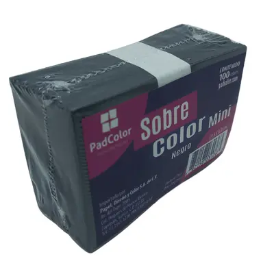 SOBRE MINI NEGRO 9.3X6.0 PADI