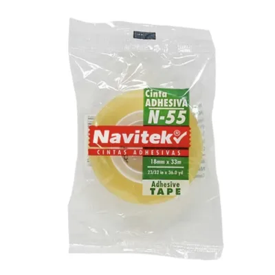 CINTA TRANSPARENTE 18X33 NAVITEK N-55