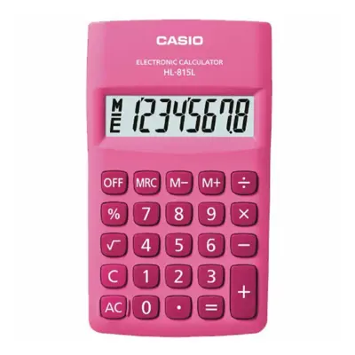 CALCULADORA CASIO 8 DIG. ROSA HL-815L