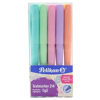MARCATEXTOS DELGADO PASTEL 214 PIEZA