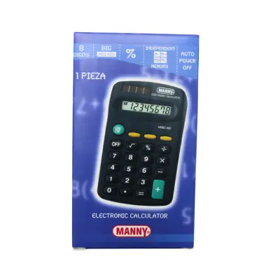 CALCULADORA 8DIG MANNY MNBC-482