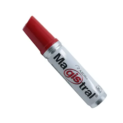 [7501428700747] MARCADOR PIZARRON MAGISTRAL ALUMINIO (ROJO)